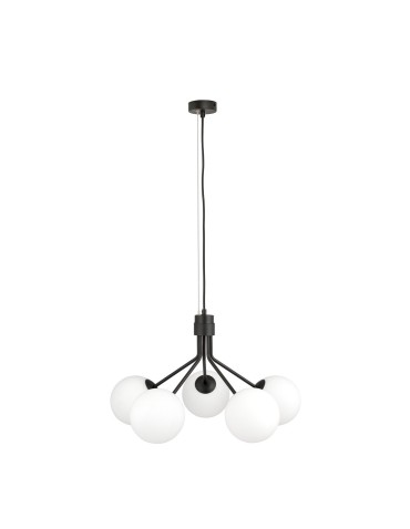 Emibig NOVA 5 BLACK/OPAL LAMPA WISZĄCA CZARNY 1138/5 - produkt 2