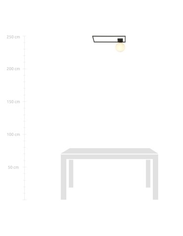 Emibig IMAGO 1A BLACK/OPAL LAMPA SUFITOWA CZARNY 1130/1A - produkt 2