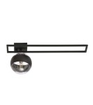 Ceiling lamps spheres - Emibig IMAGO 1C BLACK/STRIPE SUSPENSION LAMP BLACK 1132/1C - product 2