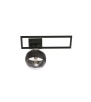Ceiling lamps spheres - Emibig IMAGO 1D BLACK/STRIPE SUSPENSION LAMP BLACK 1132/1D - product 2