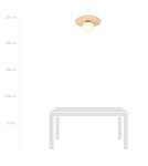 Ceiling lamps spheres - Emibig KENZO 1B SUSPENSION LAMP BRONZE 1142/1B - product 6