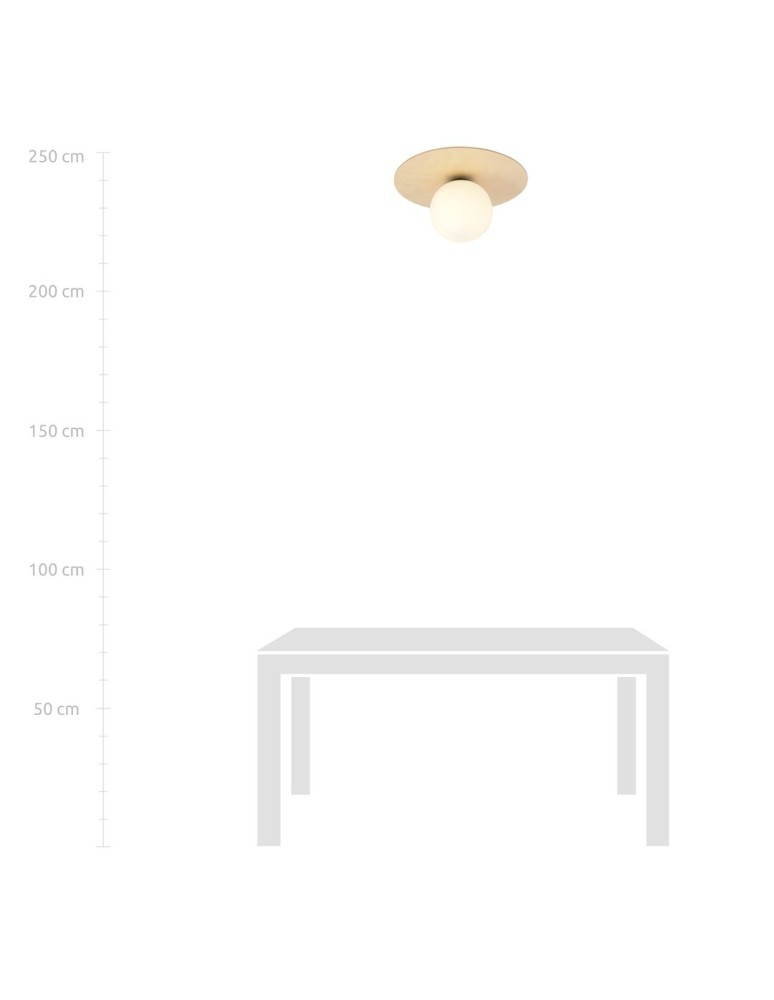 Ceiling lamps spheres - Emibig KENZO 1B SUSPENSION LAMP BRONZE 1142/1B - product kolory-swiatla.pl 6