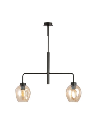 Emibig LUKKA 2 BLACK/AMBER LAMPA WISZĄCA CZARNY 1165/2 - produkt 2