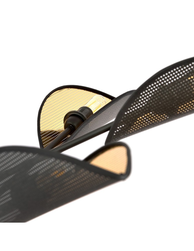 4 point chandelier - Emibig VENE 4 BLACK/GOLD SUSPENSION LAMP BLACK 1158/4 - product kolory-swiatla.pl 6