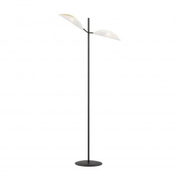 Emibig VENE LP2 WHITE/GOLD LAMPA STOJĄCA CZARNY 1159/LP2
