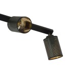 Adjustable ceiling lamps - spots - Emibig BRONX 3 BLACK SUSPENSION LAMP BLACK 1152/3 - product 5