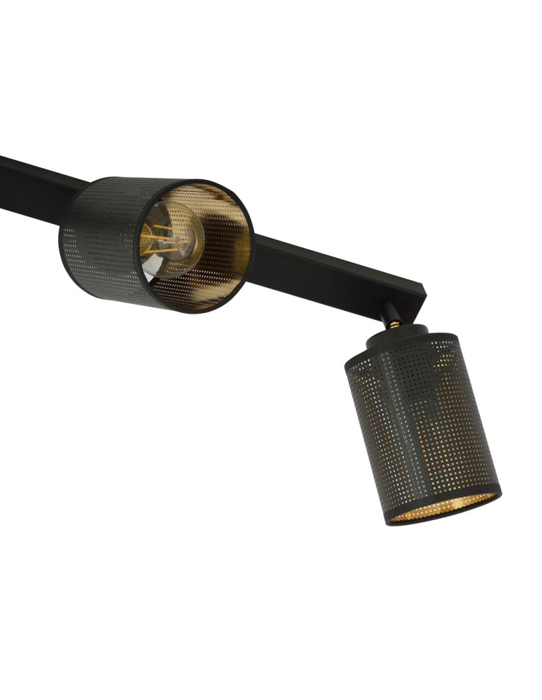 Adjustable ceiling lamps - spots - Emibig BRONX 3 BLACK SUSPENSION LAMP BLACK 1152/3 - product kolory-swiatla.pl 5