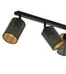 Adjustable ceiling lamps - spots - Emibig BRONX 3 BLACK SUSPENSION LAMP BLACK 1152/3 - product 6
