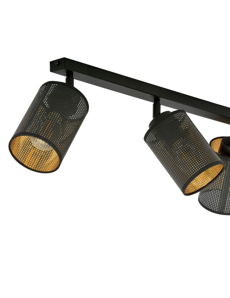 Adjustable ceiling lamps - spots - Emibig BRONX 3 BLACK SUSPENSION LAMP BLACK 1152/3 - product kolory-swiatla.pl 6