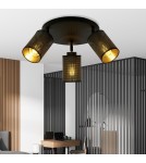 Adjustable ceiling lamps - spots - Emibig BRONX 3 PREMIUM BLACK SUSPENSION LAMBER 1152/3PREM. - product 3