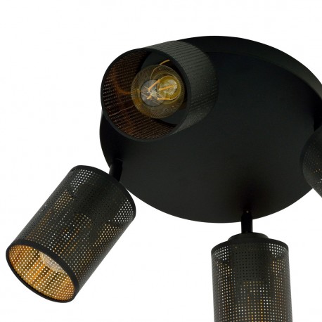 Emibig BRONX 4 PREMIUM BLACK LAMPA SUFITOWA CZARNY 1152/4PREM