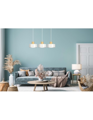 Emibig TORIN 3 WHITE LAMPA WISZĄCA BIAŁY 1047/3 - produkt 2