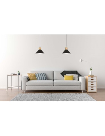 Emibig ROWEN 1 BLACK LAMPA WISZĄCA CZARNY 1044/1 - produkt 2