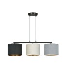 Multicolored pendant lamps - Emibig HILDE 3 BL MIX Pendant LAMP BLACK 1055/3 - product 9