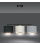 Multicolored pendant lamps - Emibig HILDE 3 BL MIX Pendant LAMP BLACK 1055/3 - product 12