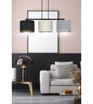 Multicolored pendant lamps - Emibig HILDE 3 BL MIX Pendant LAMP BLACK 1055/3 - product 15