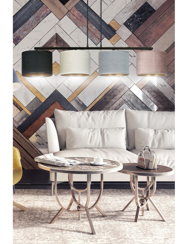 Multicolored pendant lamps - Emibig HILDE 4 BL MIX Pendant LAMP BLACK 1055/4 - product kolory-swiatla.pl 15