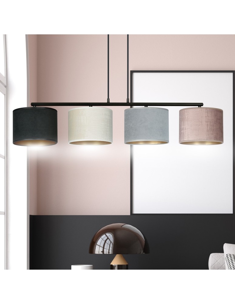 Multicolored pendant lamps - Emibig HILDE 4 BL MIX Pendant LAMP BLACK 1055/4 - product kolory-swiatla.pl 18