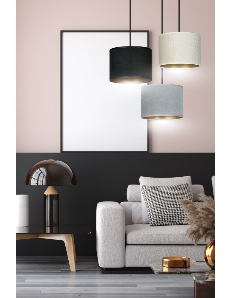 Multicolored pendant lamps - Emibig HILDE 3 BL PREMIUM MIX Pendant LAMP BLACK 1055/3PREM - product kolory-swiatla.pl 17