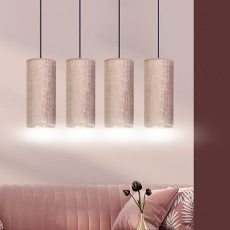 Emibig BENTE 4 BL ROSE LAMPA WISZĄCA CZARNY 1061/4