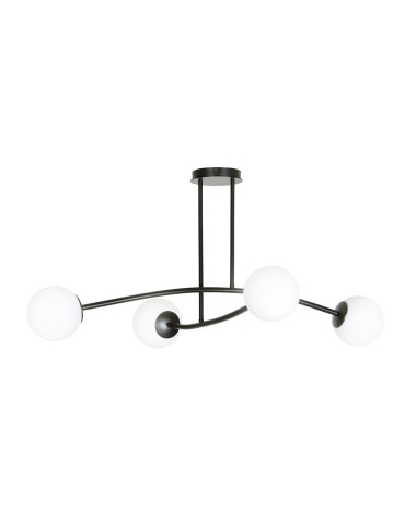 Emibig HALLDOR 4 BLACK SUSPENSION LAMP BLACK 1024/4