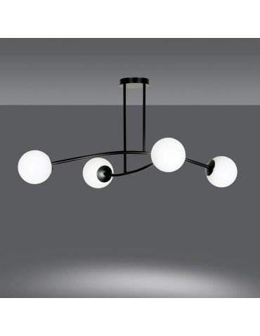 Emibig HALLDOR 4 BLACK LAMPA SUFITOWA CZARNY 1024/4 - produkt 2