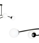 Ceiling lamps 4 points - Emibig HALLDOR 4 BLACK SUSPENSION LAMP BLACK 1024/4 - product 8
