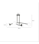 Ceiling lamps 4 points - Emibig HALLDOR 4 BLACK SUSPENSION LAMP BLACK 1024/4 - product 9