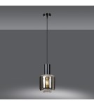 Single pendant lamps - Emibig INGVAR 1 BLACK SUSPENSION LAMP BLACK 1014/1 - product 2