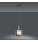 Single pendant lamps - Emibig INGVAR 1 BLACK SUSPENSION LAMP BLACK 1014/1 - product 3