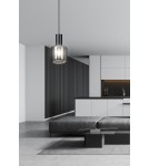 Single pendant lamps - Emibig INGVAR 1 BLACK SUSPENSION LAMP BLACK 1014/1 - product 4