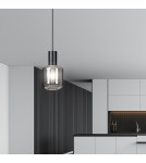 Single pendant lamps - Emibig INGVAR 1 BLACK SUSPENSION LAMP BLACK 1014/1 - product 5