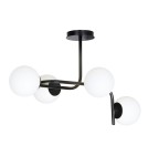 Ceiling lamps 4 points - Emibig KALF 4A BLACK SUSPENSION LAMP BLACK 1030/4A - product 1