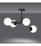 Ceiling lamps 4 points - Emibig KALF 4A BLACK SUSPENSION LAMP BLACK 1030/4A - product 2