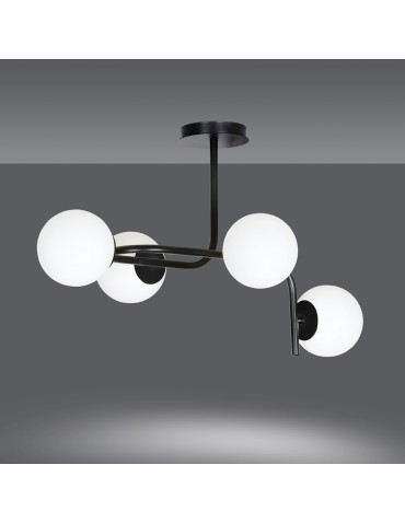 Emibig KALF 4A BLACK LAMPA SUFITOWA CZARNY 1030/4A - produkt 2