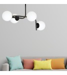 Ceiling lamps 4 points - Emibig KALF 4A BLACK SUSPENSION LAMP BLACK 1030/4A - product 7