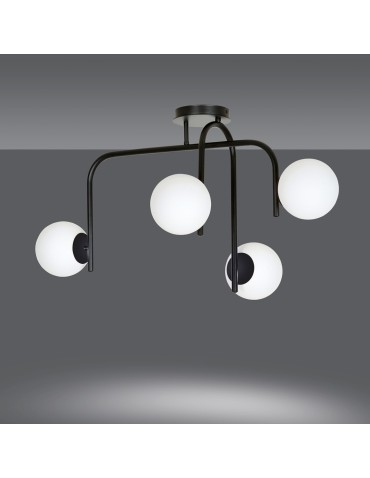 Emibig KALF 4B BLACK LAMPA SUFITOWA CZARNY 1030/4B - produkt 2