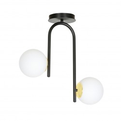 Emibig RAGNAR 2 BLACK GOLD LAMPA SUFITOWA CZARNY/ZŁOTY 1032/2