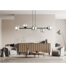 Pendant lamps spheres - Emibig ROSSI 6 BL GRAPHITE Pendant LIGHT BLACK 875/6 - product 3