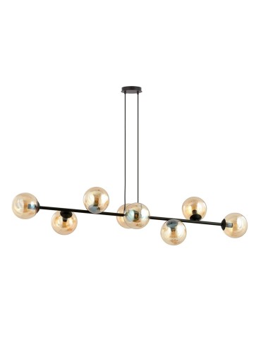 Emibig ROSSI 6 BL MIODOWY LAMPA WISZĄCA CZARNY 876/6 - produkt 2