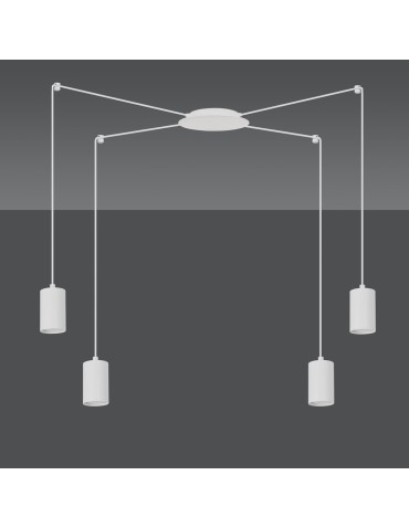 Emibig TRAKER 4 WH/WHITE LAMPA WISZĄCA BIAŁY 525/4 - produkt 2