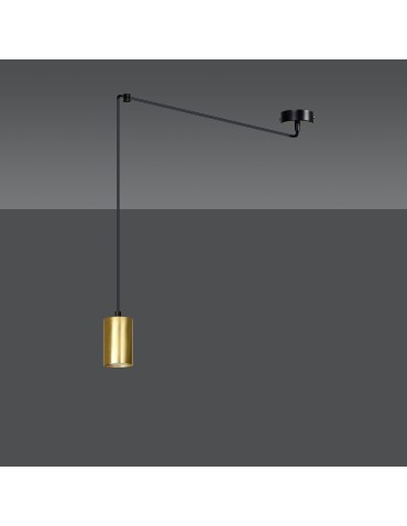 Emibig TRAKER 1 BL/GOLD LAMPA WISZĄCA CZARNY/ZŁOTY 526/1 - produkt 2