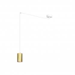 Emibig TRAKER 1 WH/GOLD LAMPA WISZĄCA BIAŁY/ZŁOTY 527/1