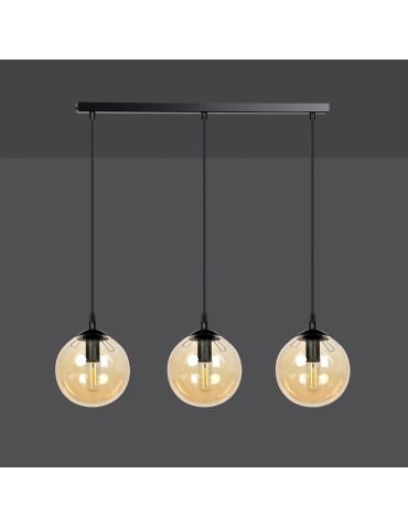 Emibig COSMO 3 BL MIODOWY LAMPA WISZĄCA CZARNY 713/3 - produkt 2