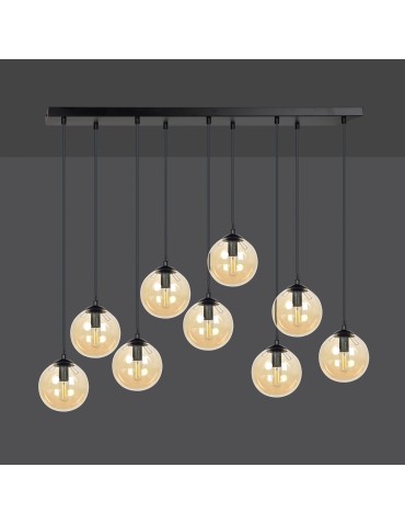 Emibig COSMO 9 BL MIODOWY LAMPA WISZĄCA CZARNY 713/9 - produkt 2