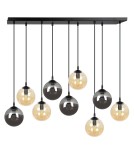 Pendant lamps spheres - Emibig COSMO 9 BL MIX1 Pendant LIGHT BLACK 714/9M1 - product 1