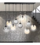Pendant lamps spheres - Emibig COSMO 9 BL MIX1 Pendant LIGHT BLACK 714/9M1 - product 5