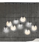 Pendant lamps spheres - Emibig COSMO 9 BL MIX1 Pendant LIGHT BLACK 714/9M1 - product 7