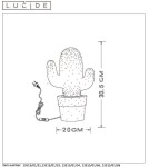 Children's table lamps - Lucide CACTUS Desk Ceramic E14 13513/01/33 - product 5