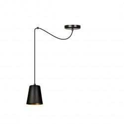 Emibig LINK 1 BLACK / GOLD LAMPA WISZĄCA CZARNY/ZŁOTY 455/1